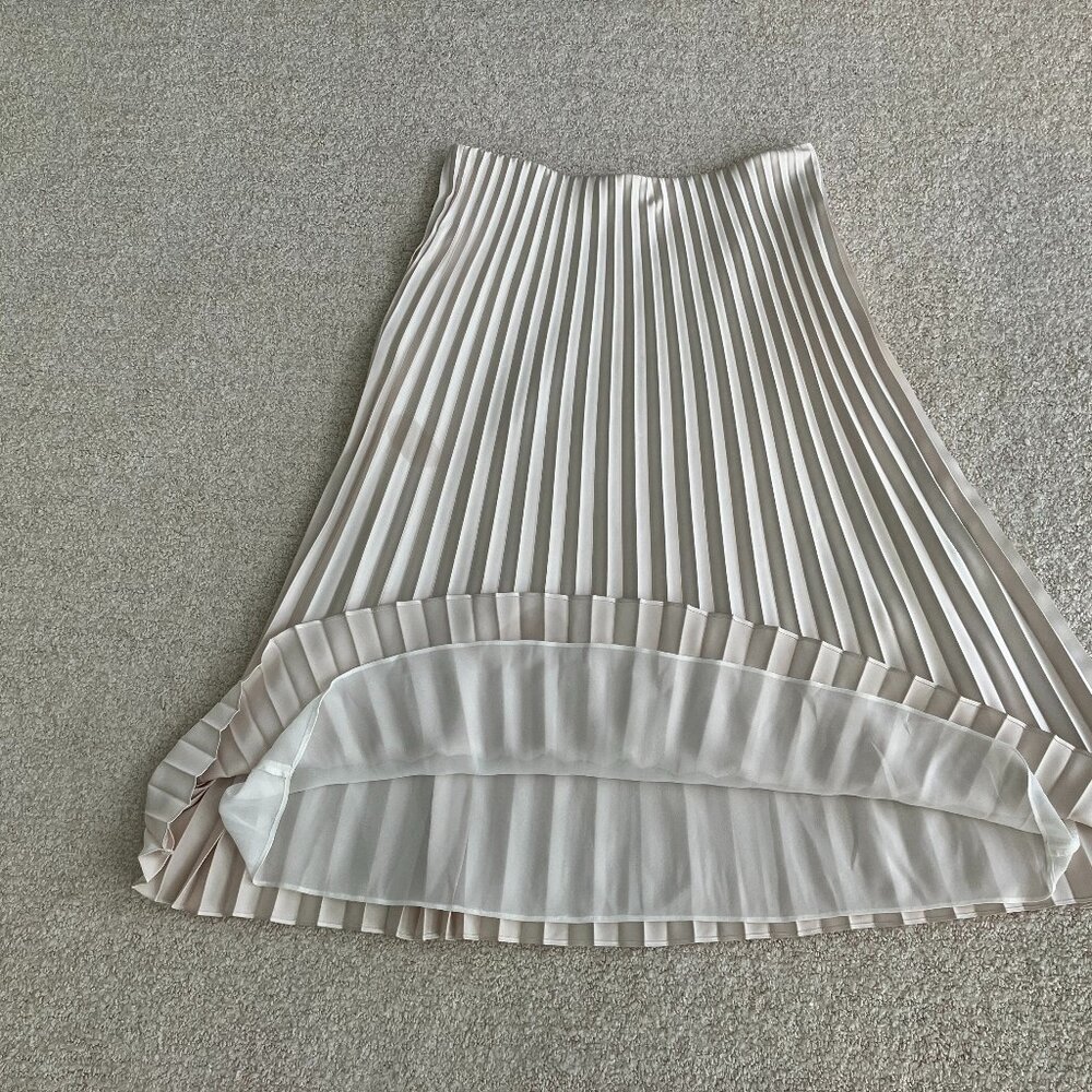JCrew Gwyneth pleated lined skirt